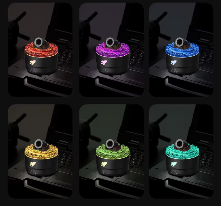 مرطب الهواء وموزع الروائح بتصميم المدفع