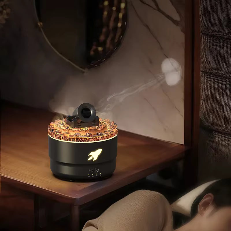 مرطب الهواء وموزع الروائح بتصميم المدفع